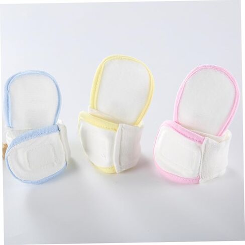 3pcs Adjustable Diaper Fixing Tape Cotton Stretchable Belt for Boys and Soft Comfortable Reusable Diaper Strips in Blue Yellow Pink in Kuwait