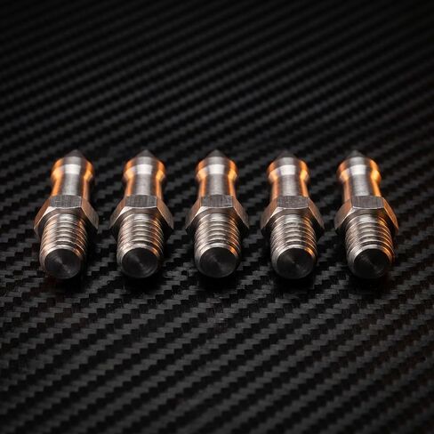 Kisangel 5pcs Camera Tripod Spike Feet, 3/8 Inch Stainless Steel Threaded Tripod Support Spikes, Universal Non Slip Leg Support Studs for Camera Stand in Kuwait