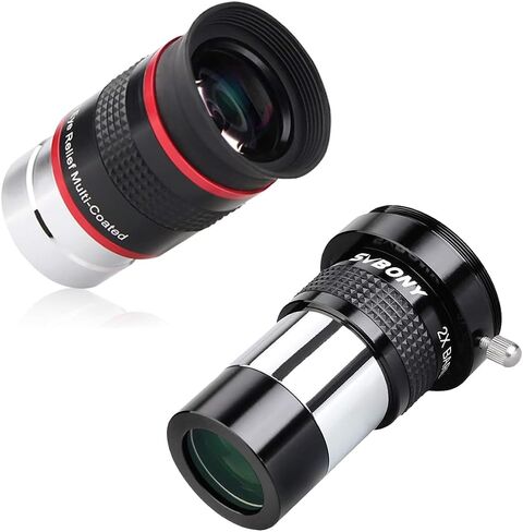SVBONY Telescope Eyepiece Bundle with SV137 2X Barlow Lens in Kuwait