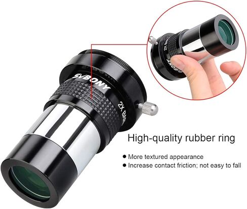SVBONY Telescope Eyepiece Bundle with SV137 2X Barlow Lens in Kuwait