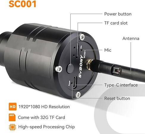 SVBONY SV41pro Mak Spotting Scopes Bundle SC001 WiFi Spotting Scope Camera in Kuwait