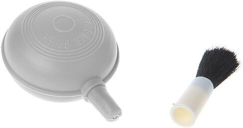 Compressed Air Blower Brush for Camera Lens Sensor and Keyboard Maintenance with Removable Fiber Head in Kuwait