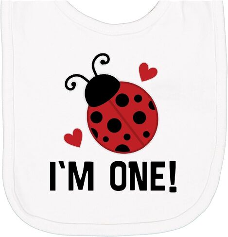 inktastic 1st Birthday Ladybug 1 Year Old Newborn Bib in Kuwait