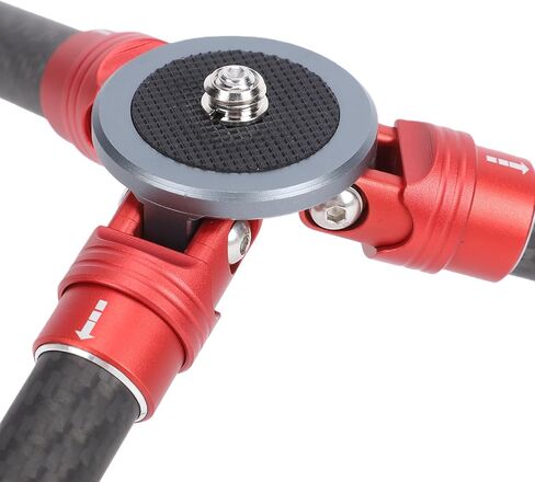 Yoidesu Tabletop Tripod, Lightweight Carbon Fiber Aluminum Alloy Desktop Tripod with 1/4 3/8 Inch Screw Mounting Plate, for Camera Phone Projector Microphone Fill Light in Kuwait
