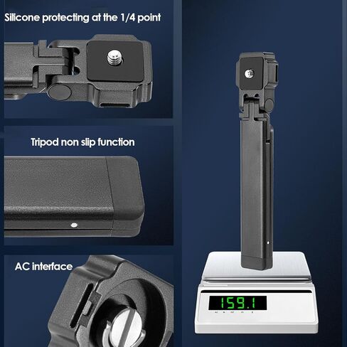 Universal Magnetic Tripod Mount, Adjustable Aluminum Alloy Foldable Mount, Portable Aluminum Tripod with Adjustable Angle Built in Magnet for 3 Action 5 ACEPRO in Kuwait