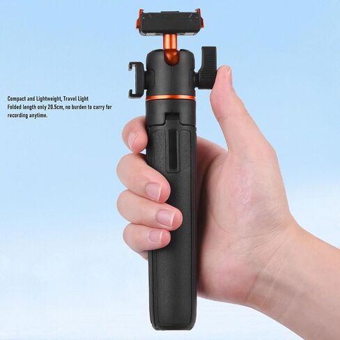 Diyeeni Magnetic Selfie Stick Tripod for Osmo Action 6 Camera with 360 Ball Head 20.5-54cm Extendable Aluminum Alloy Tripod Stand for Vlogging and Photography in Kuwait