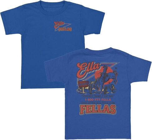 Ella Fella Club Western Cowboy Graphic 2-Sided Toddler T-Shirt in Kuwait