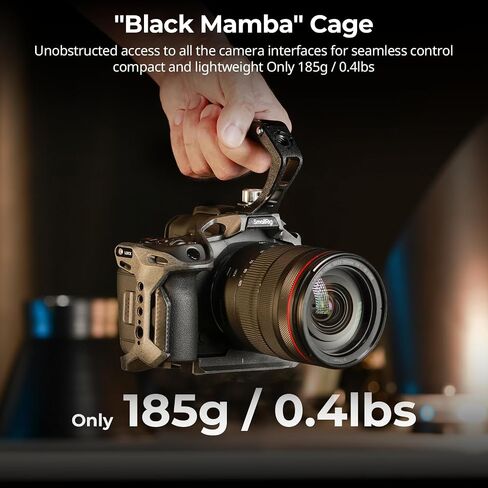 SMALLRIG Black Mamba Camera Cage for Canon R5 Mark II+ Cable Clamp for HDMI & USB-C in Kuwait