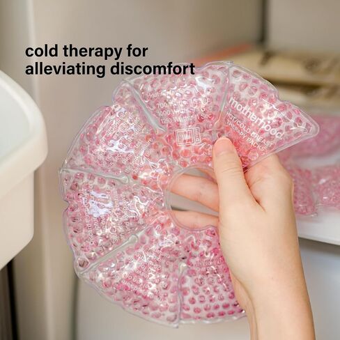 Motherhood Maternity Breast Therapy Packs for Breastfeeding – Hot & Cold Gel Packs for Engorgement, Plugged Ducts & Mastitis Relief, Reusable, Fits Pump Flanges, 2 Pack in Kuwait