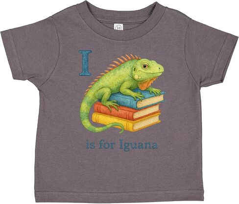 inktastic I is for Iguana Alphabet Learning Toddler T-Shirt in Kuwait