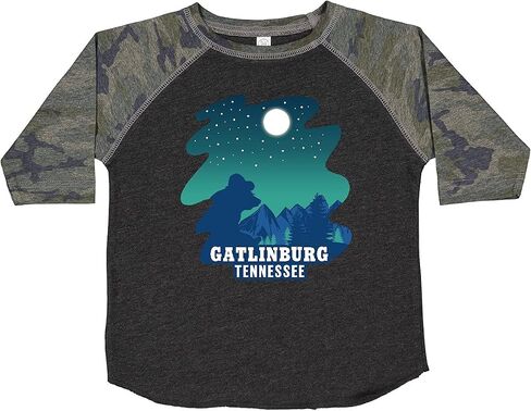 inktastic Smoky Mountains Gatlinburg Tennessee with Bear Toddler T-Shirt in Kuwait
