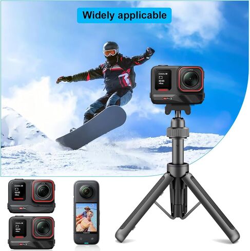 Magnetic Quick Release Mini Tripod Stand for Insta ACE/ACEPRO/ACE PRO2 / X4 / X5, Extendable Selfie Stick Extension Rod for Insta 360 Ace Pro and Ace Pro 2 Accessories in Kuwait