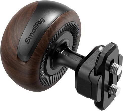 SmallRig HawkLock Mini Wooden Side Handle, H21 Quick Release Side Handles, Ergonomic Grip with Patented Slide-in Lock Mechanism, NATO Rail Included, Left/Right Hand Use, Max Load 15kg/ 33lb in Kuwait