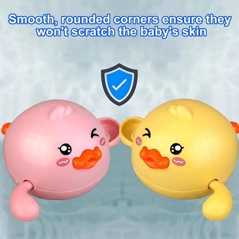 Bath Toys , Cute Swimming Penguin & Ducks Baby Bath Toys for Kids Ages 1-3, Water Pool Toys for Toddlers 1 Year Old Girl Boy Gifts, Water Table Toys, Infant Baby Bathtub Toys, 3 Pack in Kuwait