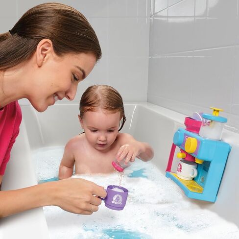 Toomies Bizak 30693547 Bathtub Coffee Maker with All Kinds of Accessories Such as Three Cups, Sugar Bowl, frother, Recommended for Children from 18 Months in Kuwait