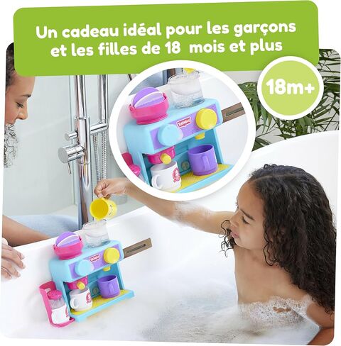 Toomies Bizak 30693547 Bathtub Coffee Maker with All Kinds of Accessories Such as Three Cups, Sugar Bowl, frother, Recommended for Children from 18 Months in Kuwait