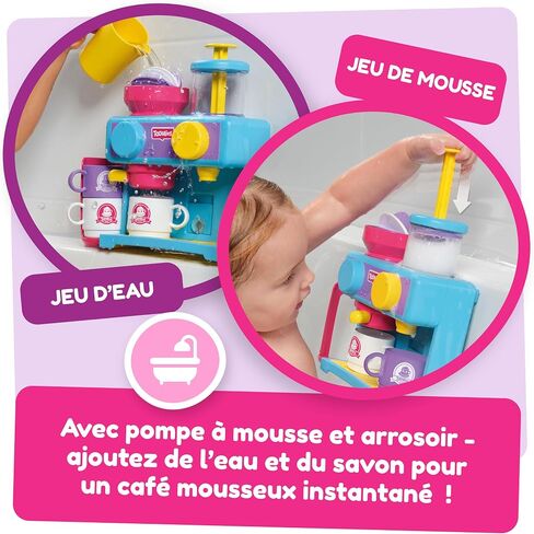 Toomies Bizak 30693547 Bathtub Coffee Maker with All Kinds of Accessories Such as Three Cups, Sugar Bowl, frother, Recommended for Children from 18 Months in Kuwait