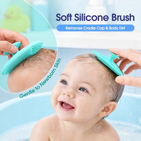 Whale Baby Bath Sprayer, Control the Flow Hands-Free 2 Gentle Modes | Rechargeable baby bath sprayer with wall-mounted suction, hands-free shower for newborns & toddlers, gentle hair & body rinse in Kuwait