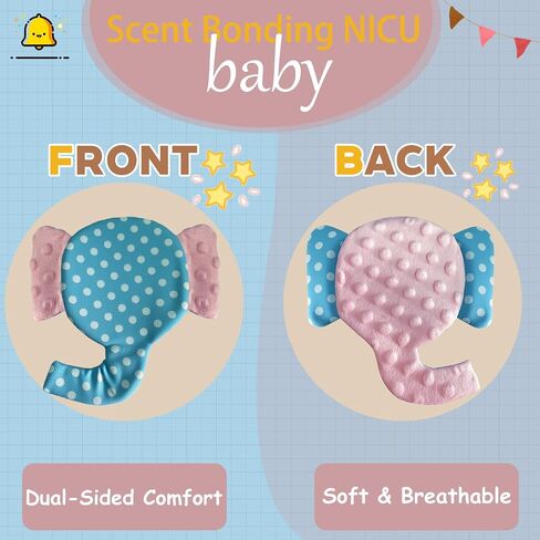 2 Packs Scent Bonding NICU Bonding Animal Nicu Baby Essentials Infant or Preemie Helps with NICU Separated from Caregivers NICU Gifts in Kuwait