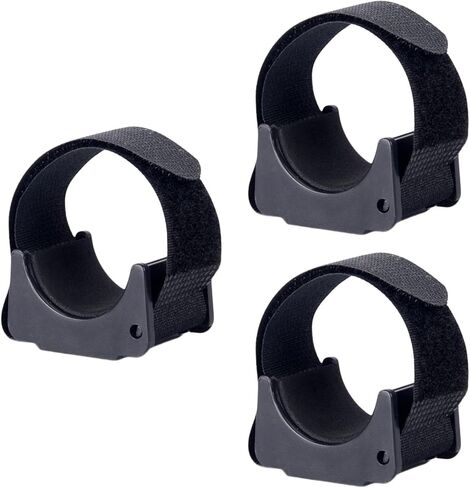 SM SunniMix 2 Pieces Flashlight Mount Bracket Torch Mounting Bracket Flashlight Holder Clip Rubber Construction for Camera Stand Tripod Mounts Suitable for Night, 3 Piece in Kuwait