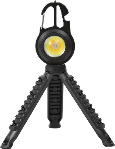 2Pcs Portable Flashlight Tripod Stand Lightweight Pocket Light Bracket Foldable Three-Leg Base for Outdoor Camping Hiking Night Photography Pack of 2 in Kuwait