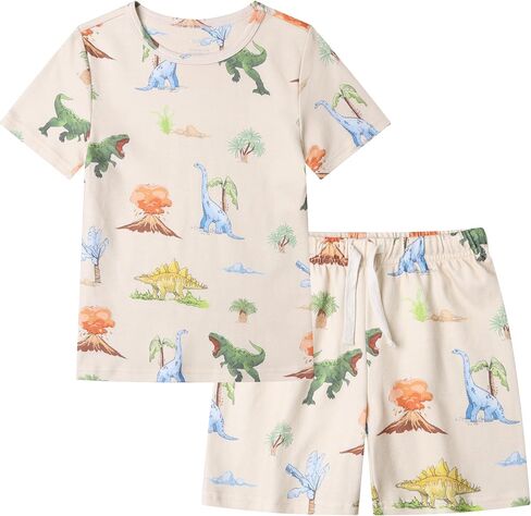 Owlivia Organic Cotton Toddler Shorts Set, 4-Piece Baby Boys Girls Summer Outfits Set, Baby Clothes for Sensitive Skin in Kuwait