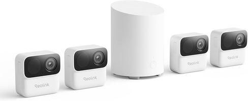 REOLINK Argus MagiCam Security Cameras Wireless Outdoor 1080p 2.4/5GHz WiFi | IR Night Vision, AI Detection, Magnetic Mount, No Subscription, IP67, 9-Month Battery Life, Indoor or Outdoor in Kuwait