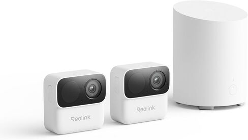REOLINK Argus MagiCam Security Cameras Wireless Outdoor 1080p 2.4/5GHz WiFi | IR Night Vision, AI Detection, Magnetic Mount, No Subscription, IP67, 9-Month Battery Life, Indoor or Outdoor in Kuwait
