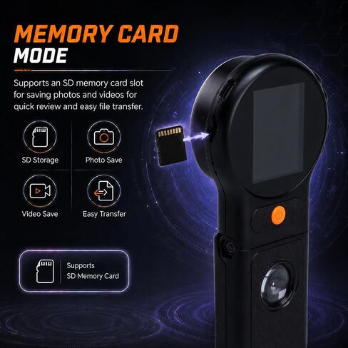 500X Handheld Digital Microscope with 2" IPS Screen, Digital Magnifying Glass 1080P Auto Focus, PC Connect, Memory, Photo/Video Capture, 500x Magnification Portable Microscope for Kids, Coins in Kuwait