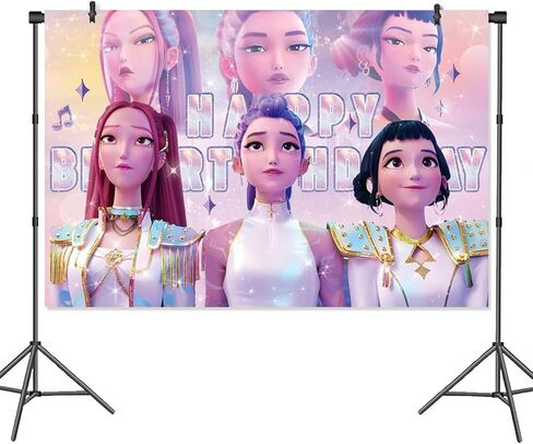 Anime Birthday Backdrop, Cute Cartoon Backdrop, Birthday Party Photo Backdrops, Top Choice for Photography in Kuwait
