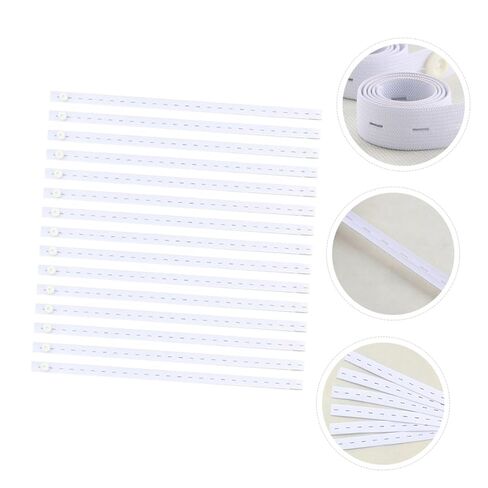 Totority 15pcs Adjustable Diaper Buckles Elastic Belt with Multiple Buttonholes Soft Fixing Fastener for Newborns Preventing Diaper Slipping and Avoiding Sharp Pins in Kuwait