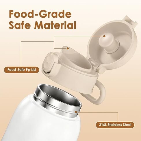 SORUTO Portable Milk Warmer for Travel, 45W Fast Charging Bottle Warmer with 17oz Large Capacity, Fast Heating Breast Milk Warmer, Long Battery Life, Precise Temp Control in Kuwait