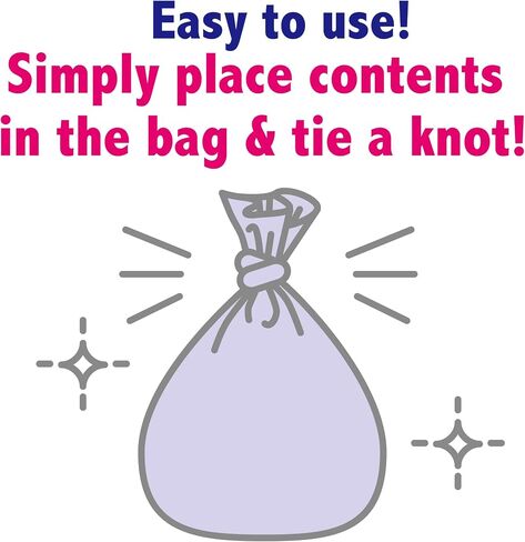 BOS Odor-Sealing Incontinence Disposable Bags - Scent & Smell Free (90 Bags) [Size Small, Color lavender] ★Brand-new packaging! in Kuwait