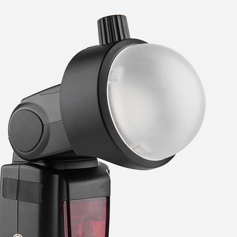Hemobllo Photography Flash Dome Diffuser for Camera Portable Light Shade for Softening Harsh for Consistent Light Dispersion Portrait Photography in Kuwait