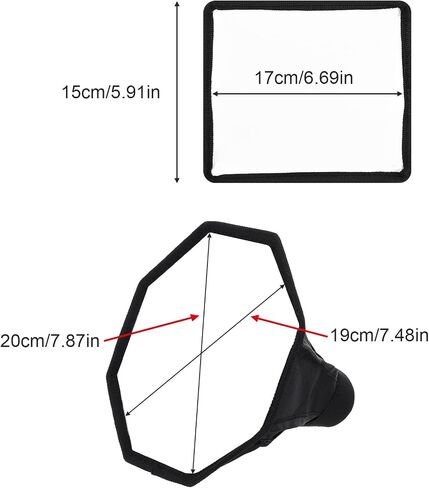 2 Pcs Flash Diffuser, Foldable Speedlight Diffuser with Storage Pouch | carbon steel trailer pin, universal elastic opening,1/4 "x 3.2" locking pins for agriculture, lawns, gardens, trailer, truck in Kuwait