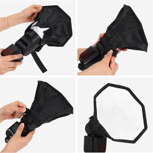 2 Pcs Flash Diffuser, Foldable Speedlight Diffuser with Storage Pouch | carbon steel trailer pin, universal elastic opening,1/4 "x 3.2" locking pins for agriculture, lawns, gardens, trailer, truck in Kuwait