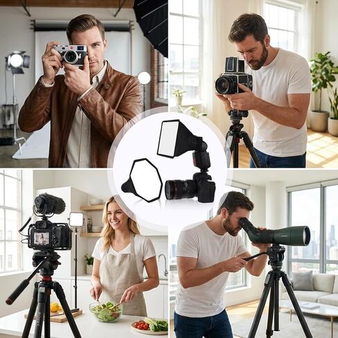 2 Pcs Flash Diffuser, Foldable Speedlight Diffuser with Storage Pouch | carbon steel trailer pin, universal elastic opening,1/4 "x 3.2" locking pins for agriculture, lawns, gardens, trailer, truck in Kuwait