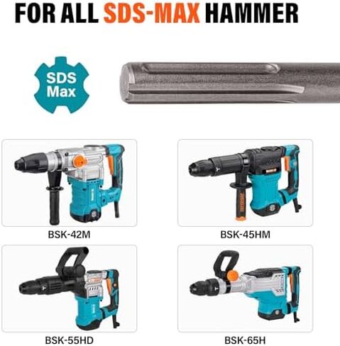 Berserker 12-Pound SDS-Max Demolition Jack Hammer with SDS Max Ground Rod Driver for 5/8 Inch & 3/4 Inch Ground Rods in Kuwait