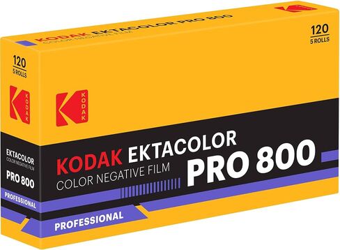 Kodak Ektacolor Pro 800 Color Negative Film (120 Roll Film, 5-Pack) in Kuwait