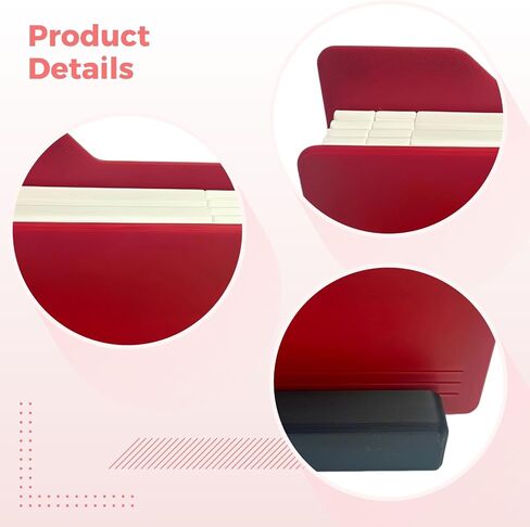 Desktop Photo Album, 12 Photos Capacity Folding Accordion Picture Display, Compatible with Instax, with Stand Base for Home Office Decor, Red Creative Frame Present in Kuwait