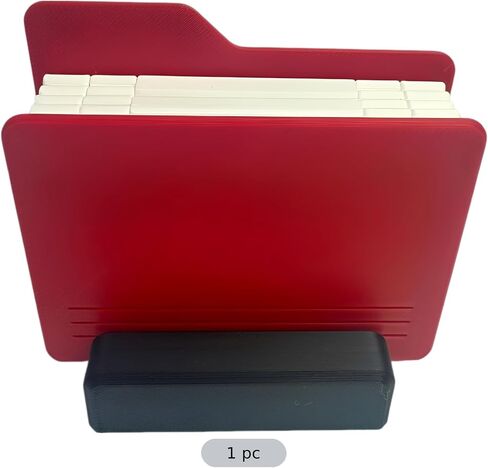 Desktop Photo Album, 12 Photos Capacity Folding Accordion Picture Display, Compatible with Instax, with Stand Base for Home Office Decor, Red Creative Frame Present in Kuwait