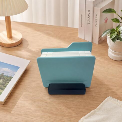 2 Pcs Desktop Photo Album, Blue, Compatible with Instax Mini, 12 Photos Capacity Folding Accordion Picture Display with Stand Base for Home Office Decor, Creative Frame Present in Kuwait