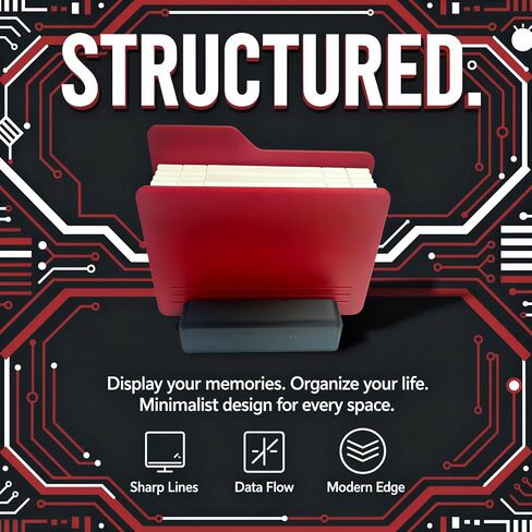2 Pcs Desktop Photo Album, Mini Accordion Display Compatible with Instax, 12 Photos Capacity with Stand Base for Home Office Decor, Creative Frame Present, Red in Kuwait