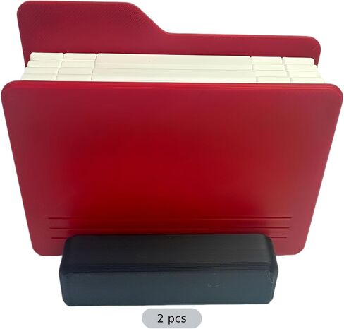 2 Pcs Desktop Photo Album, Mini Accordion Display Compatible with Instax, 12 Photos Capacity with Stand Base for Home Office Decor, Creative Frame Present, Red in Kuwait