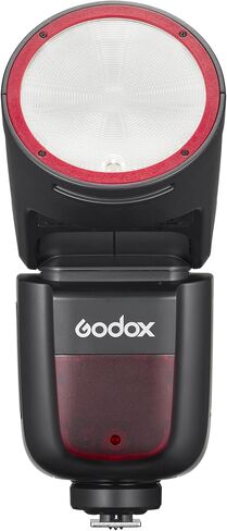 Godox V1 S V1-S Flash with Diffuser Kit for Sony Camera, 76Ws 2.4G HSS TTL Round Head Flash, 1.5s Recycle Time, 480 Full Power Flashes, Li-ion Battery, Modeling Lamp for Portrait & Event Photography in Kuwait