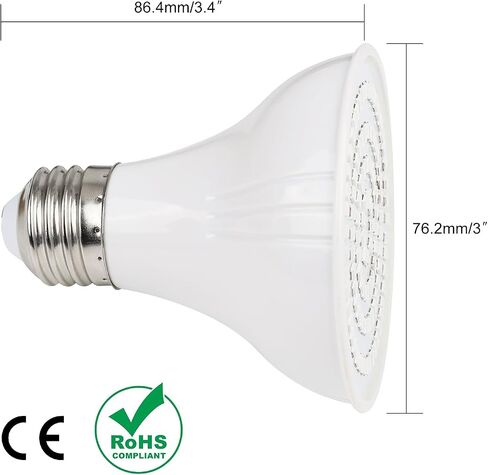 12V 12W RGB SPA Light for SPA/Bathtub/Underwater Swimming Pool/Hot Spring/Fountain RGB Color LED Light Bulb Replaces for Hayward & Pentair Light Fixtures Remote Switch Control PAR20 E26 Base in Kuwait