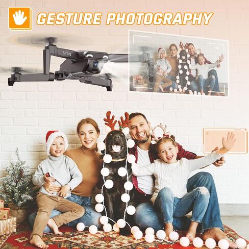 Foldable Drones for Kids Beginners - With 1080P HD Camera, FPV Remote Control Quadcopter, One Key Start/Land, Altitude Hold, 2 Batteries RC Helicopter Toys Gifts for Boys (Dark Brown) in Kuwait