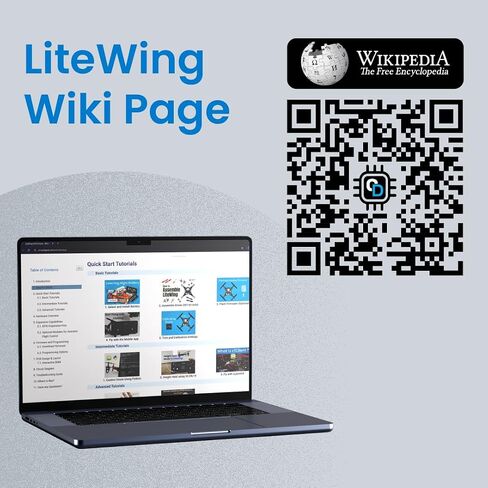 LiteWing - ESP32 based Programmable Drone Development Board without Battery for Makers, Developers and Educators (Ready to Fly) in Kuwait
