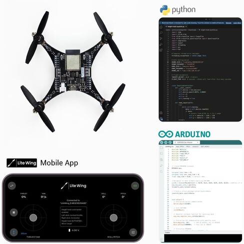 LiteWing - ESP32 based Programmable Drone Development Board without Battery for Makers, Developers and Educators (Ready to Fly) in Kuwait