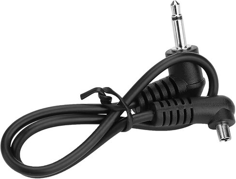 3.5mm Flash Sync Cable, Professional PC Sync Cord with Screw Lock for Studio Flash Triggers, Stable Connection, Lightweight and Durable in Saudi Arabia